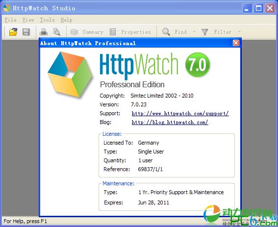HttpWatch 网页数据分析工具 V7.0.23