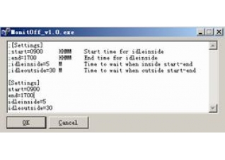 MonitOff自动关闭显示器软件 V1.0.0.0