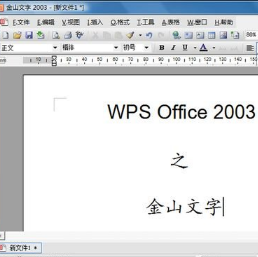 金山wps2003官方完整版  V9.1.0.5184