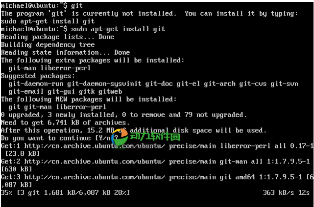 在Linux上安装Git