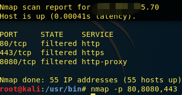 使用Nmap批量扫描ip地址开放端口