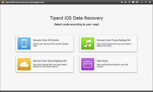 Tipard iOS Data Recovery